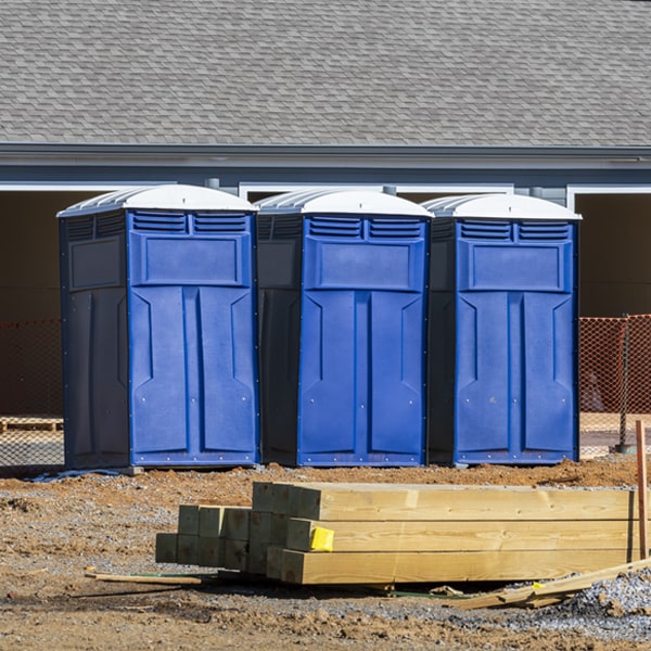 how can i report damages or issues with the porta potties during my rental period in Conejos